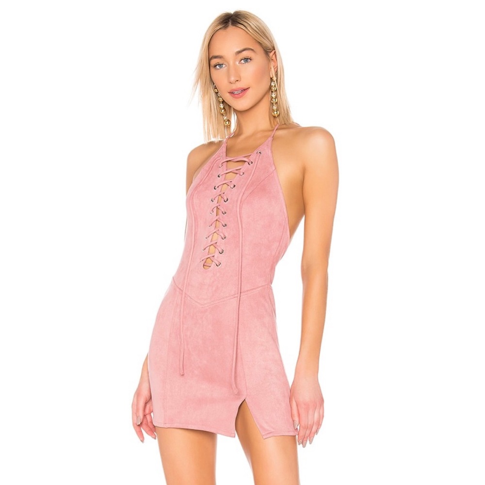 * NEW NBD x Naven Rylan Dress in Rose Tan L54
